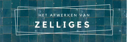 Het afwerken van Marokkaanse Zelliges