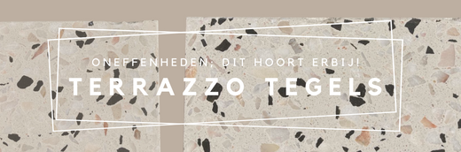 Oneffenheden bij Terrazzo tegels