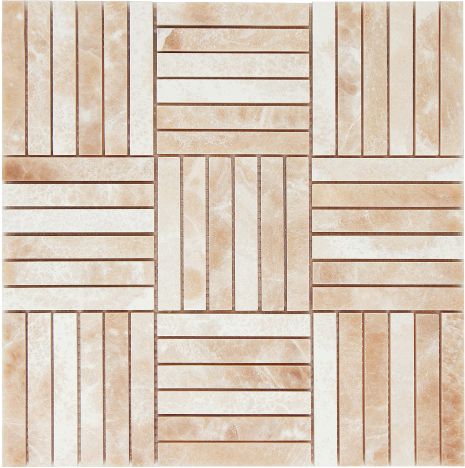 SAM Mosaic KitKat Block Crema Onyx