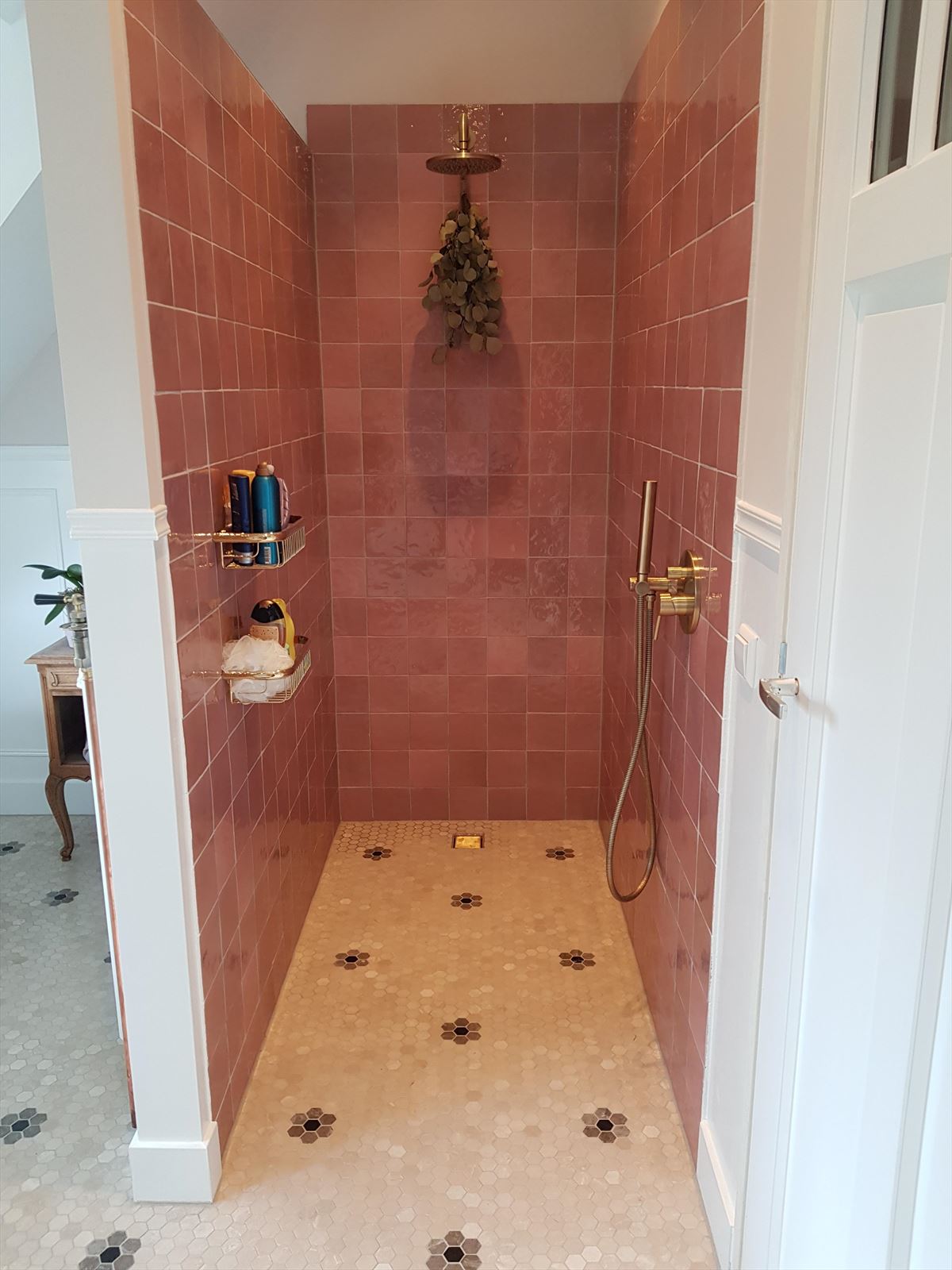 Mosaic Hexagon Plain Bottocino