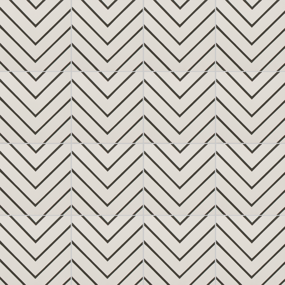 Herringbone Classic White