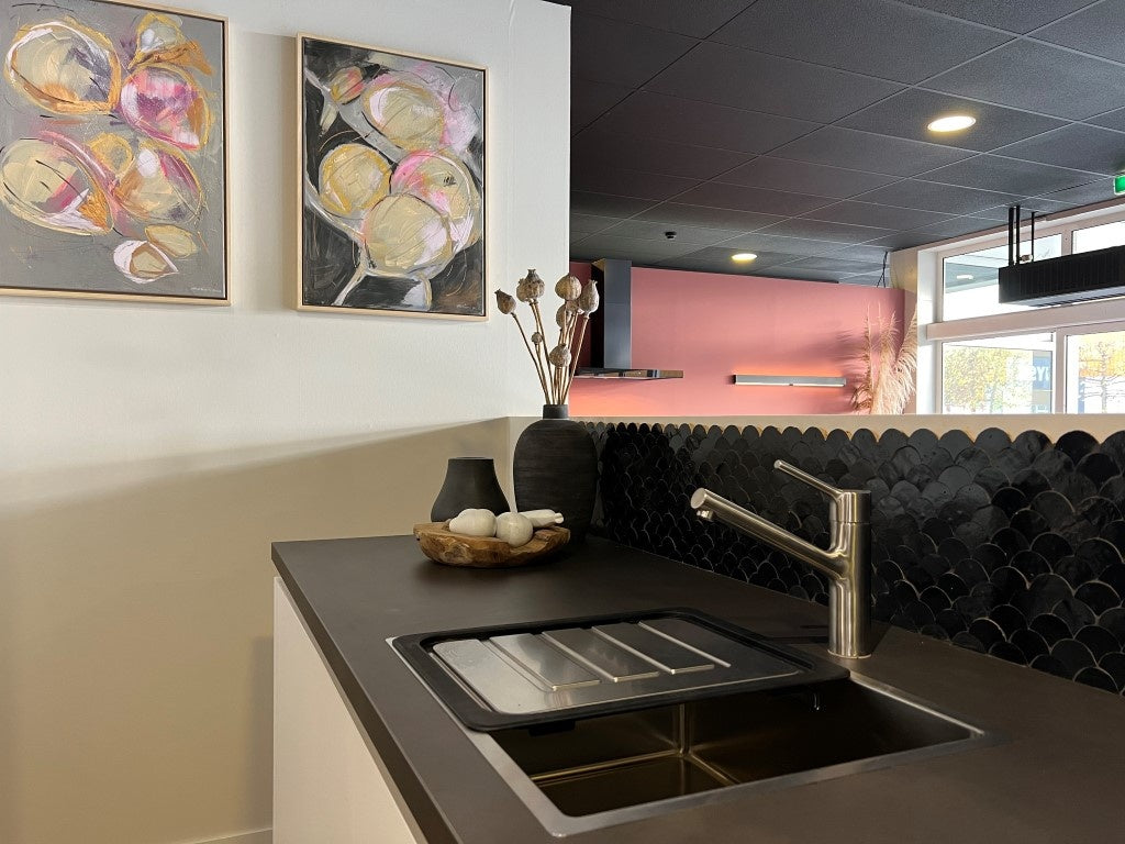 Zellige Noir Poisson Echelles