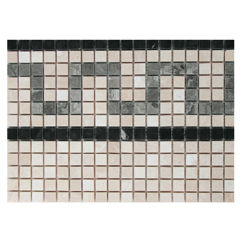 SAM Mosaic Border Half Pattern Bottocino