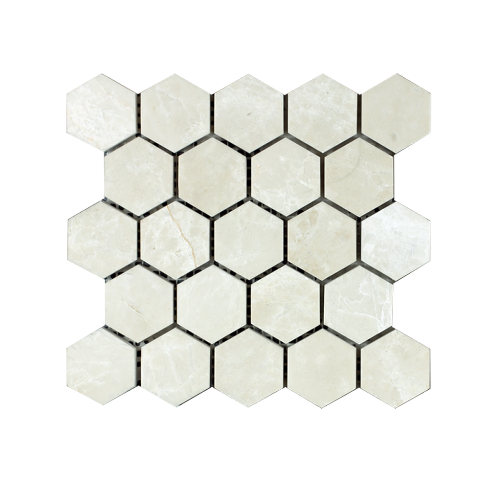 MINI SAM Mosaic Hexagon Plain Bottocino
