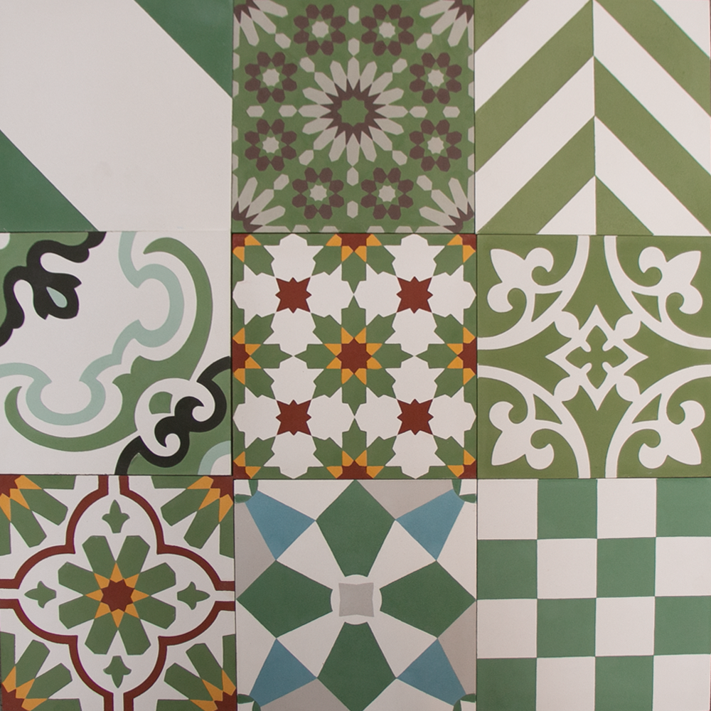 Patchwork Green