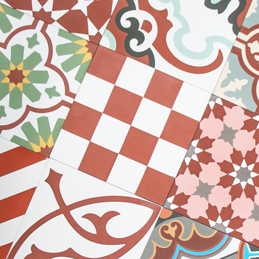 Patchwork Red