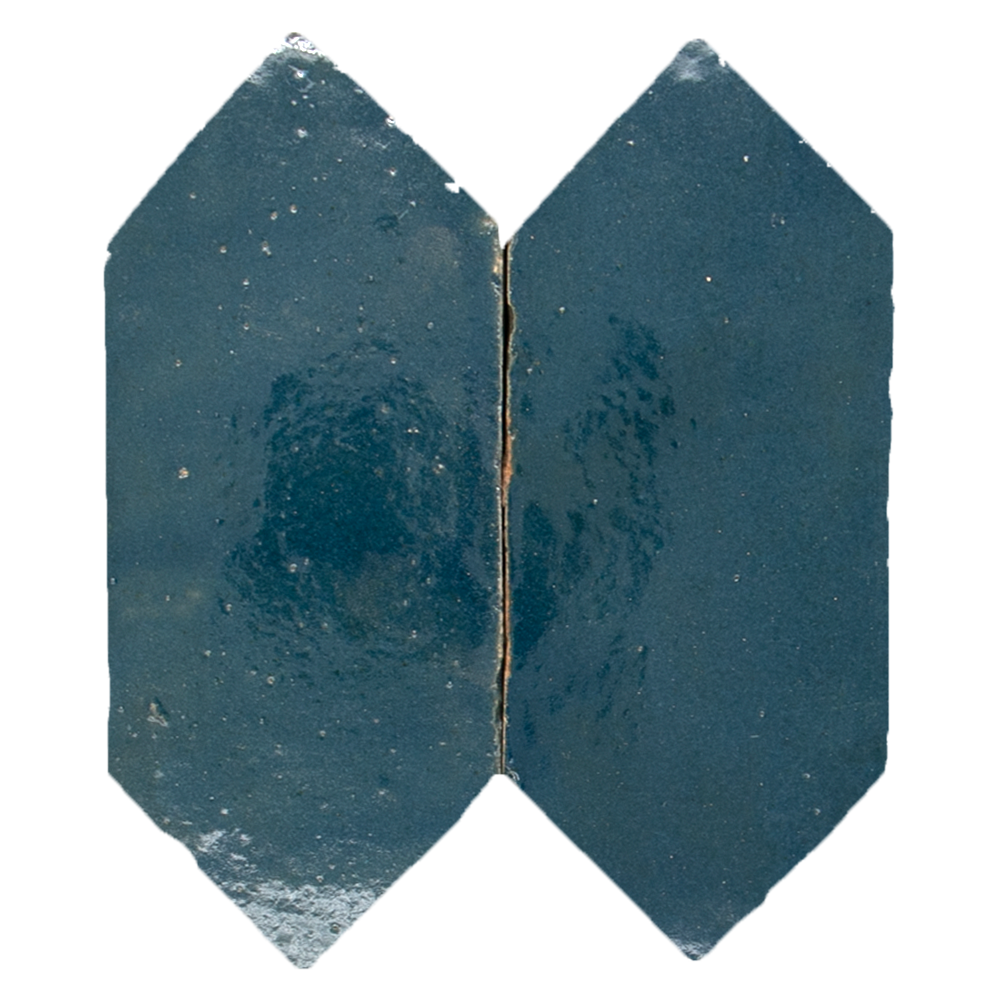 Platta Bleu Marine Art Deco