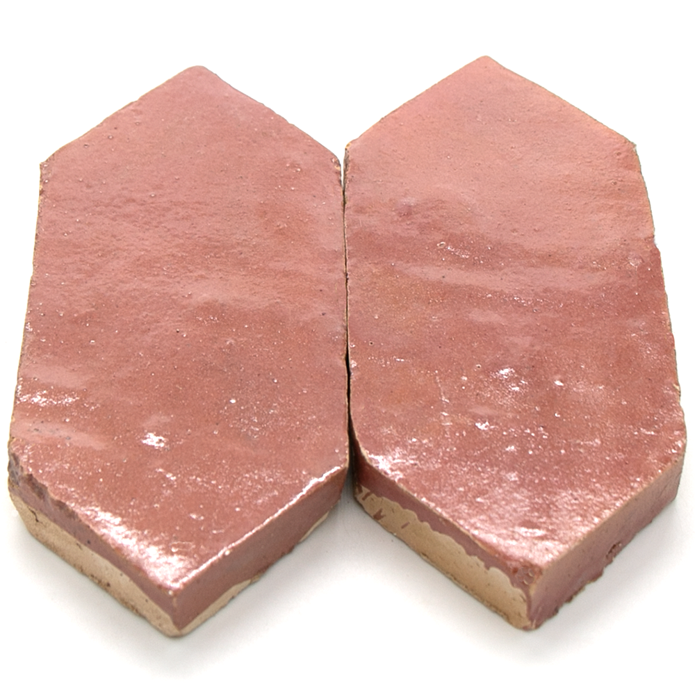 Platta Rose Rouge Art Deco