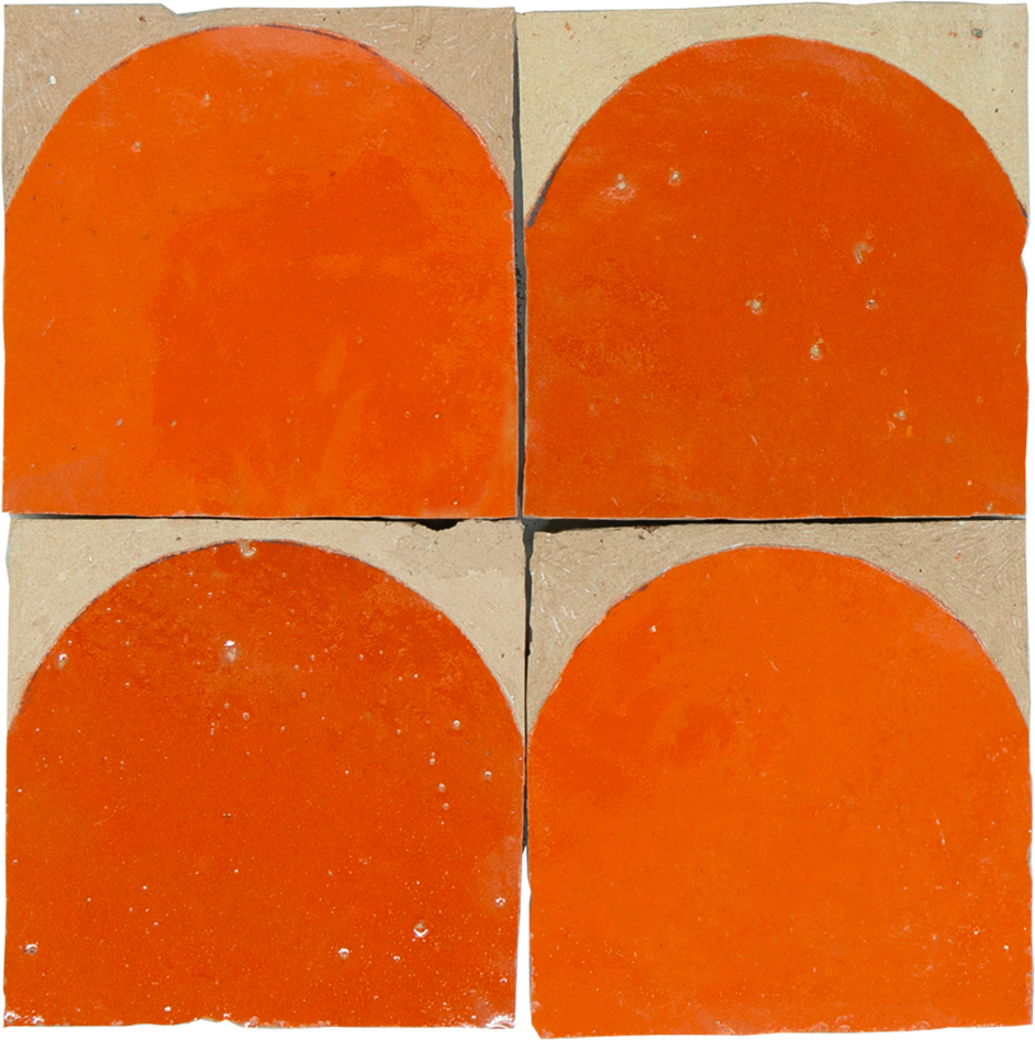SAM Zellige Luna Orange