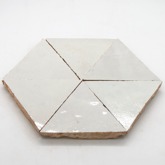 SAM Zellige Blanc Triangle