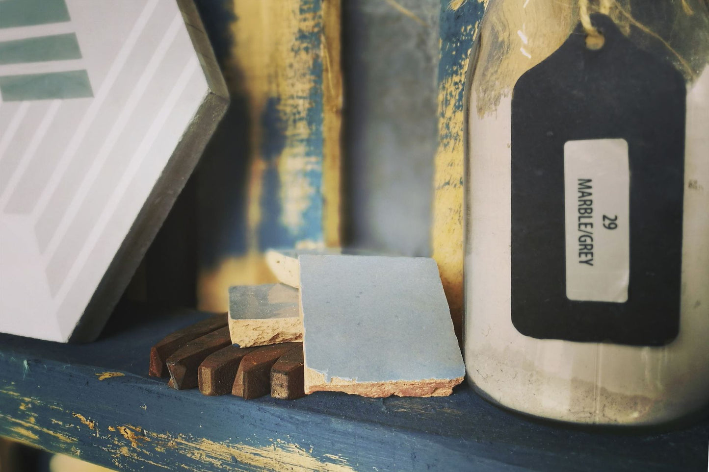 Zellige Bleu Lumiere