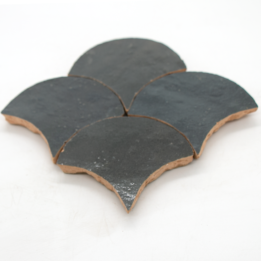 Zellige Charcoal Poisson Echelles
