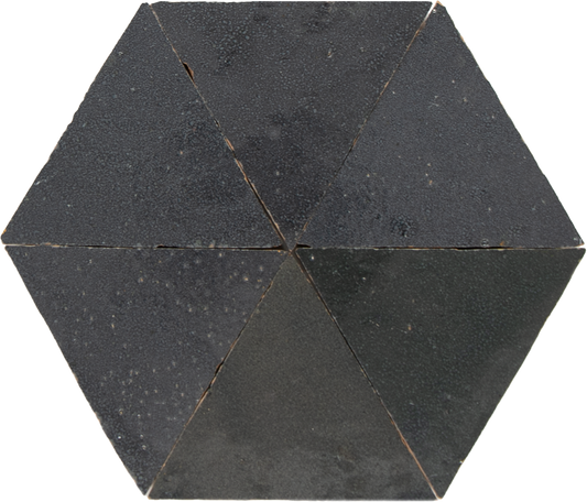 Zellige Charcoal Triangle