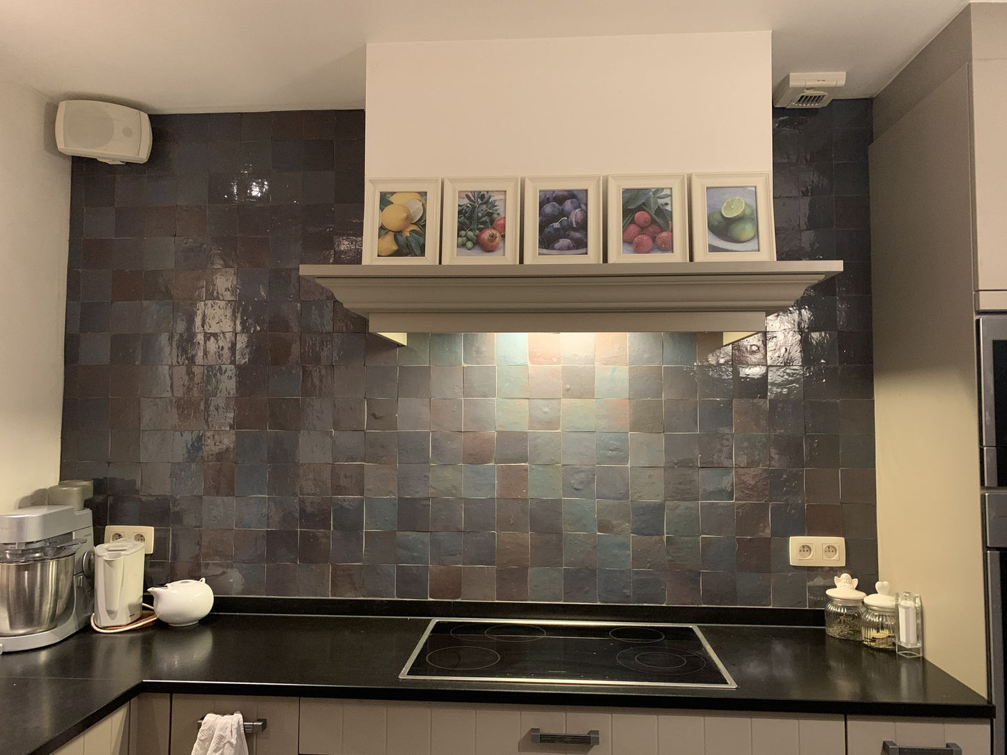 Zellige Gris Aubergine