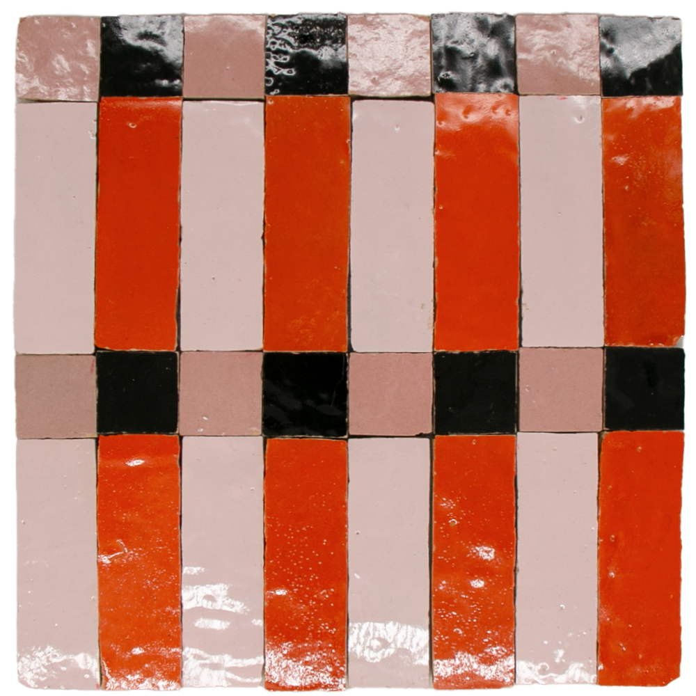 Zellige Metropole Rose Orange