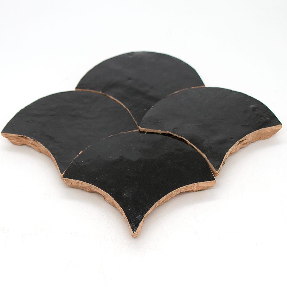 SAM Zellige Noir Poisson Echelles