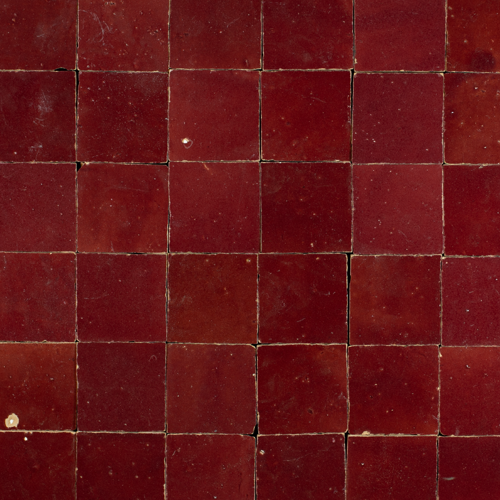 Zellige Bordeaux Rouge