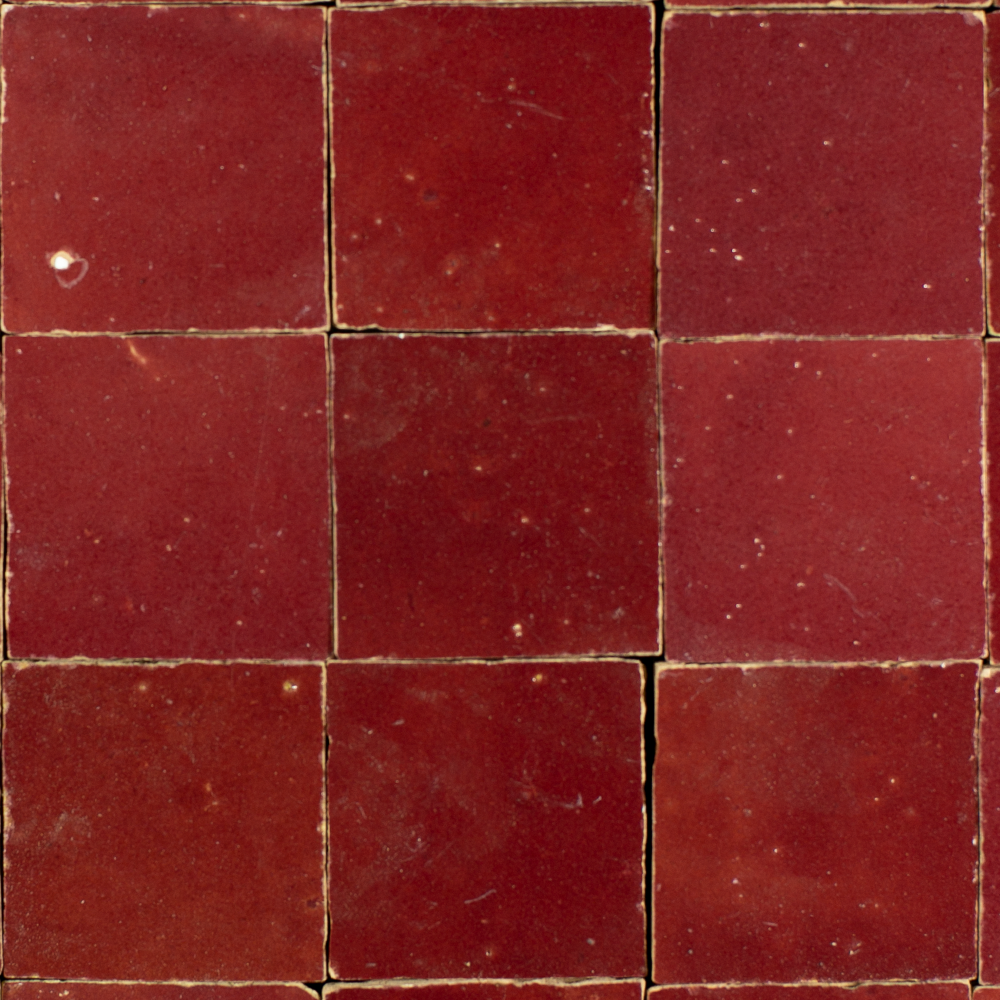 Zellige Bordeaux Rouge