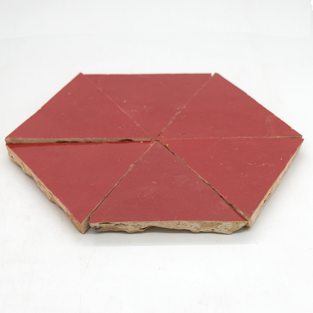 SAM Zellige Rouge Sang Triangle