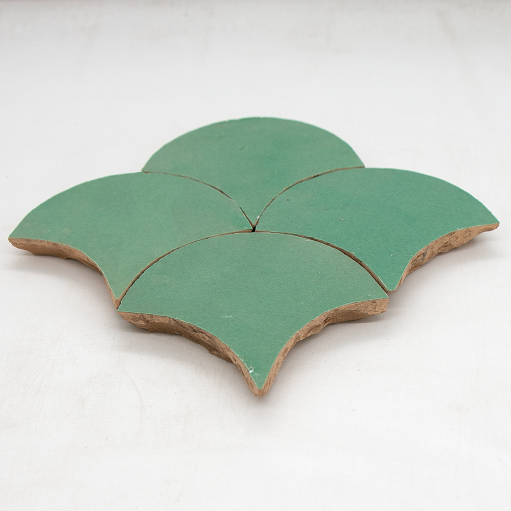 Zellige Turquoise Poisson Echelles