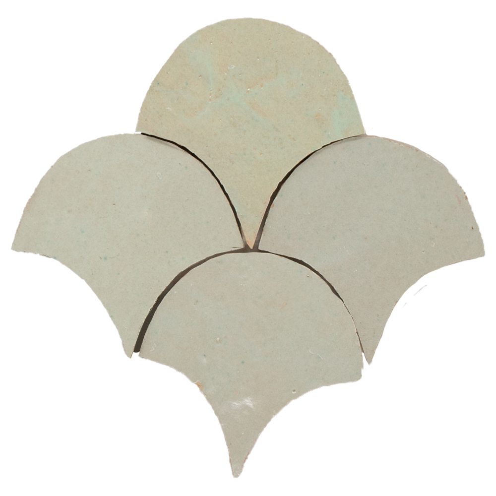 SAM Zellige Vert Clair Poisson Echelles