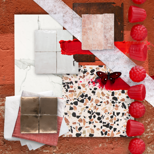 Brick Red Travertine