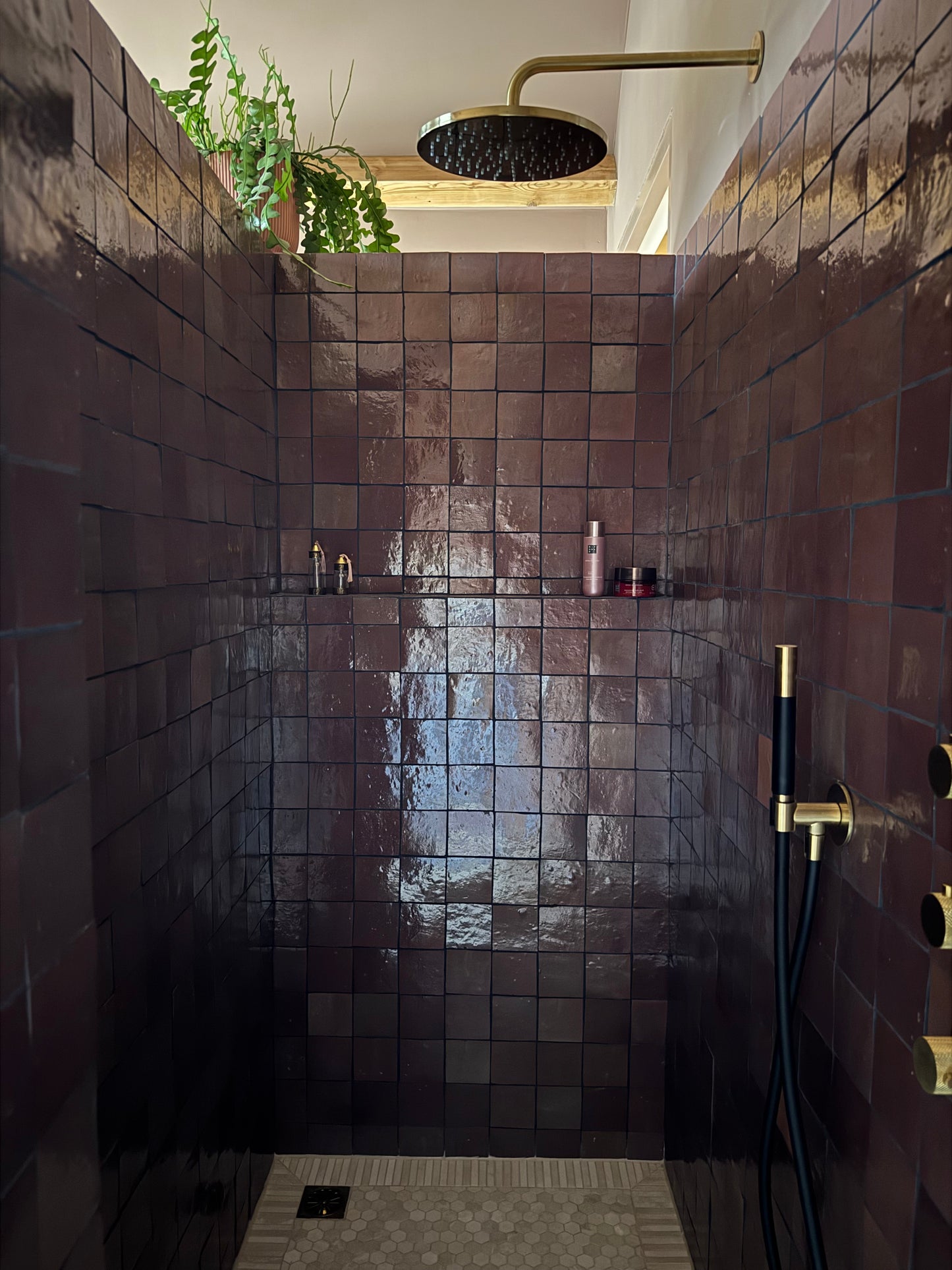 Zellige Aubergine Clair