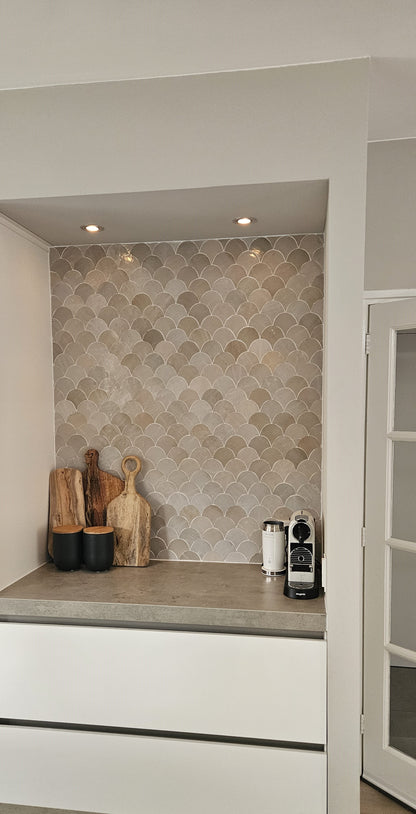 Zellige Ecru Poisson Echelles