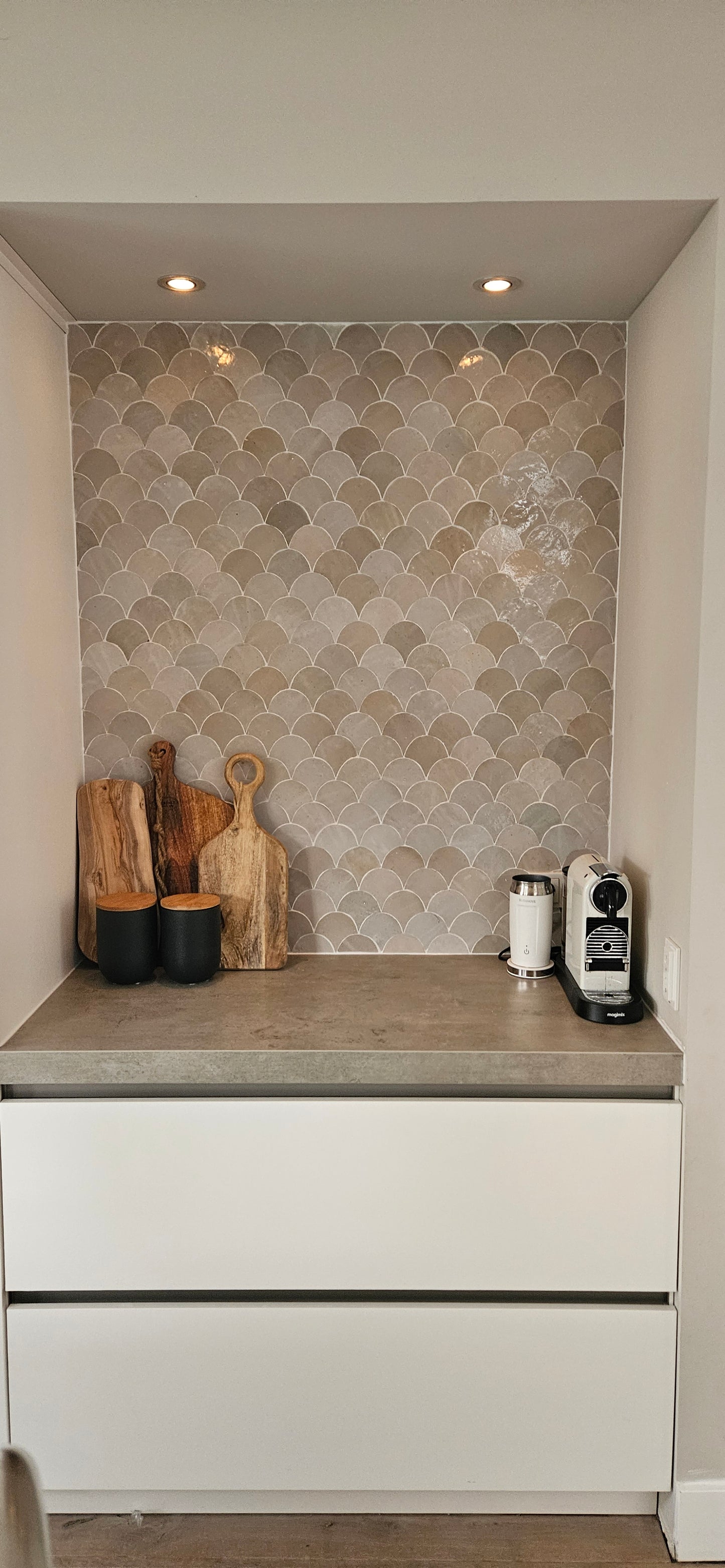 Zellige Ecru Poisson Echelles