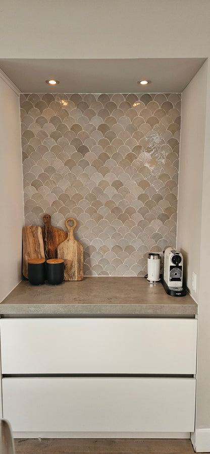 Zellige Ecru Poisson Echelles