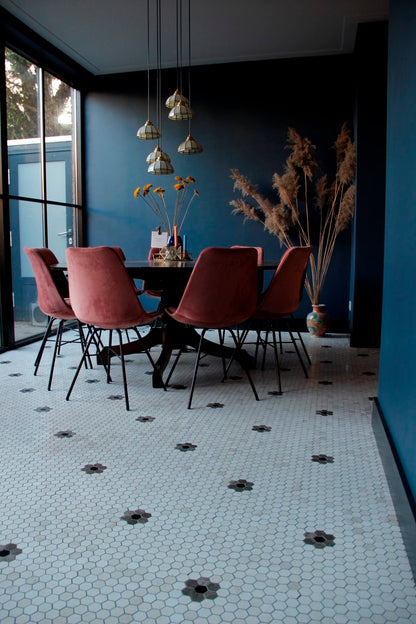 Mosaic Hexagon Plain Bottocino