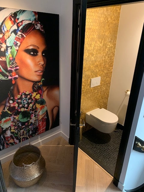 Mosaic Hexagon Plain Toros Black