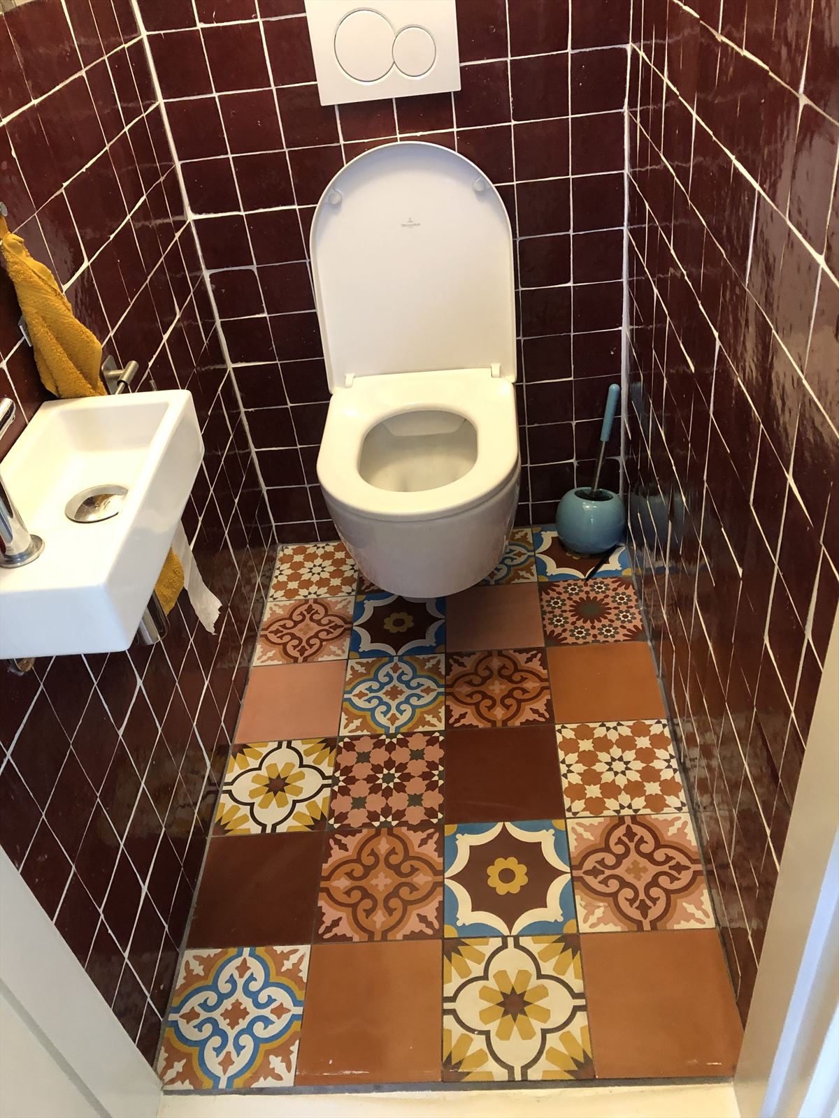 Zellige Aubergine Clair