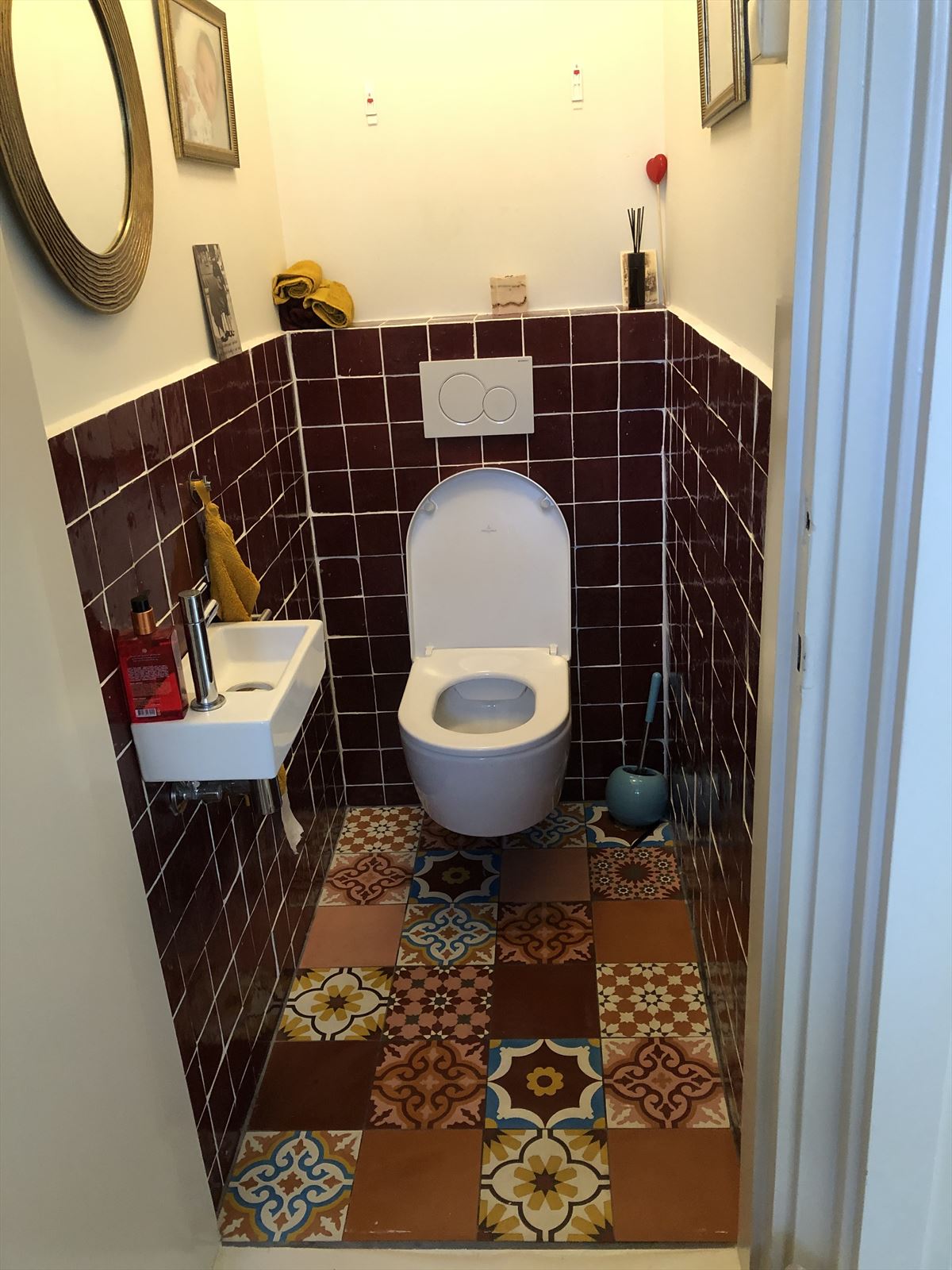 Zellige Aubergine Clair