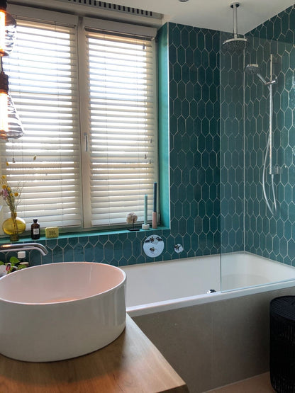 Platta Atlas Petrol Art Deco