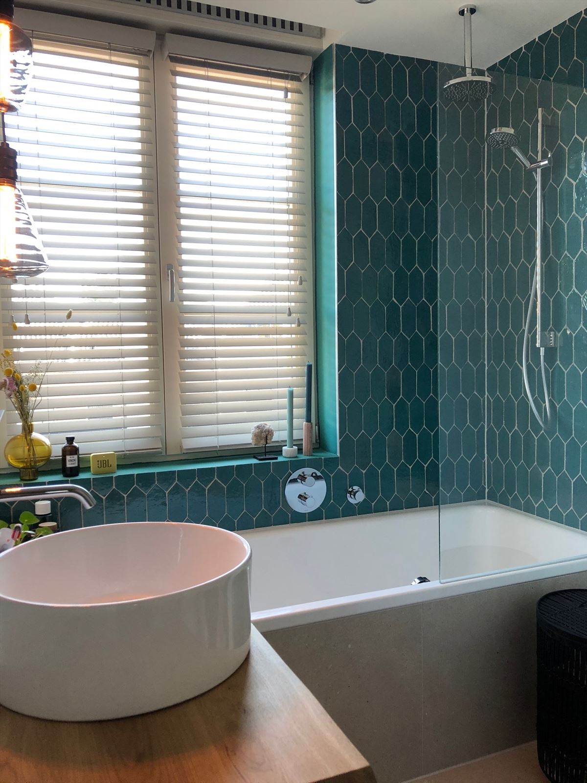 Platta Atlas Petrol Art Deco