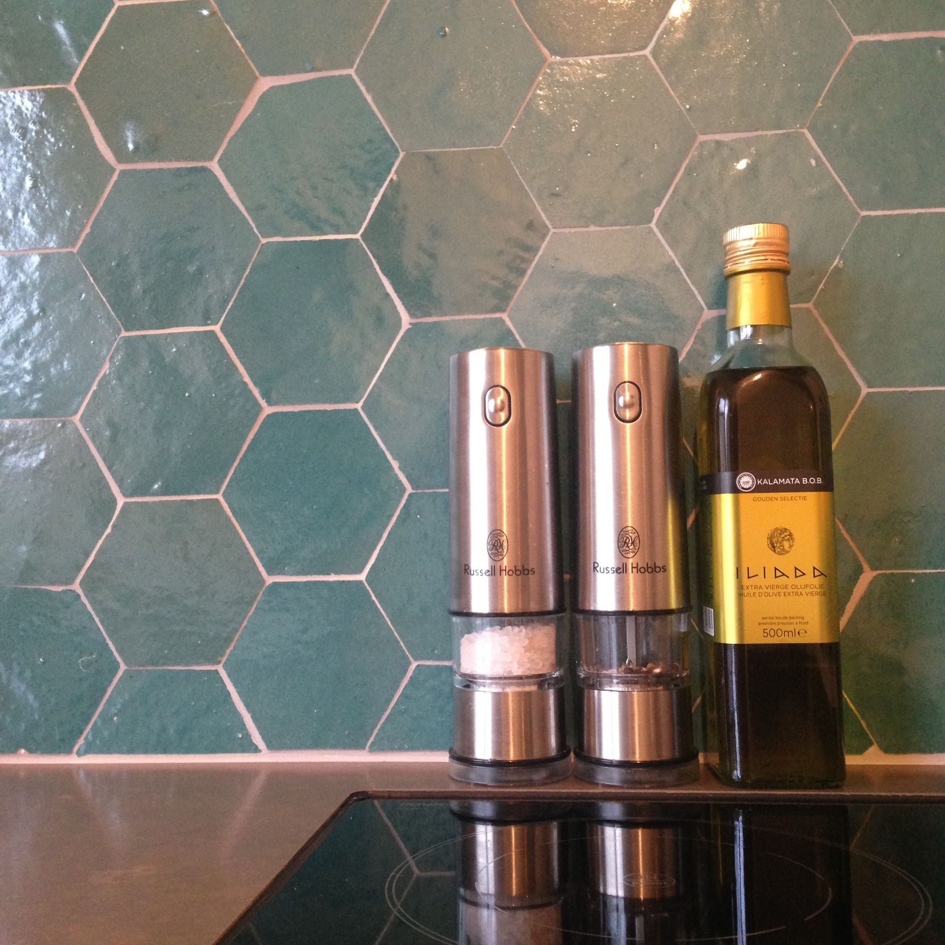 Zellige Atlas Petrol Hexagone