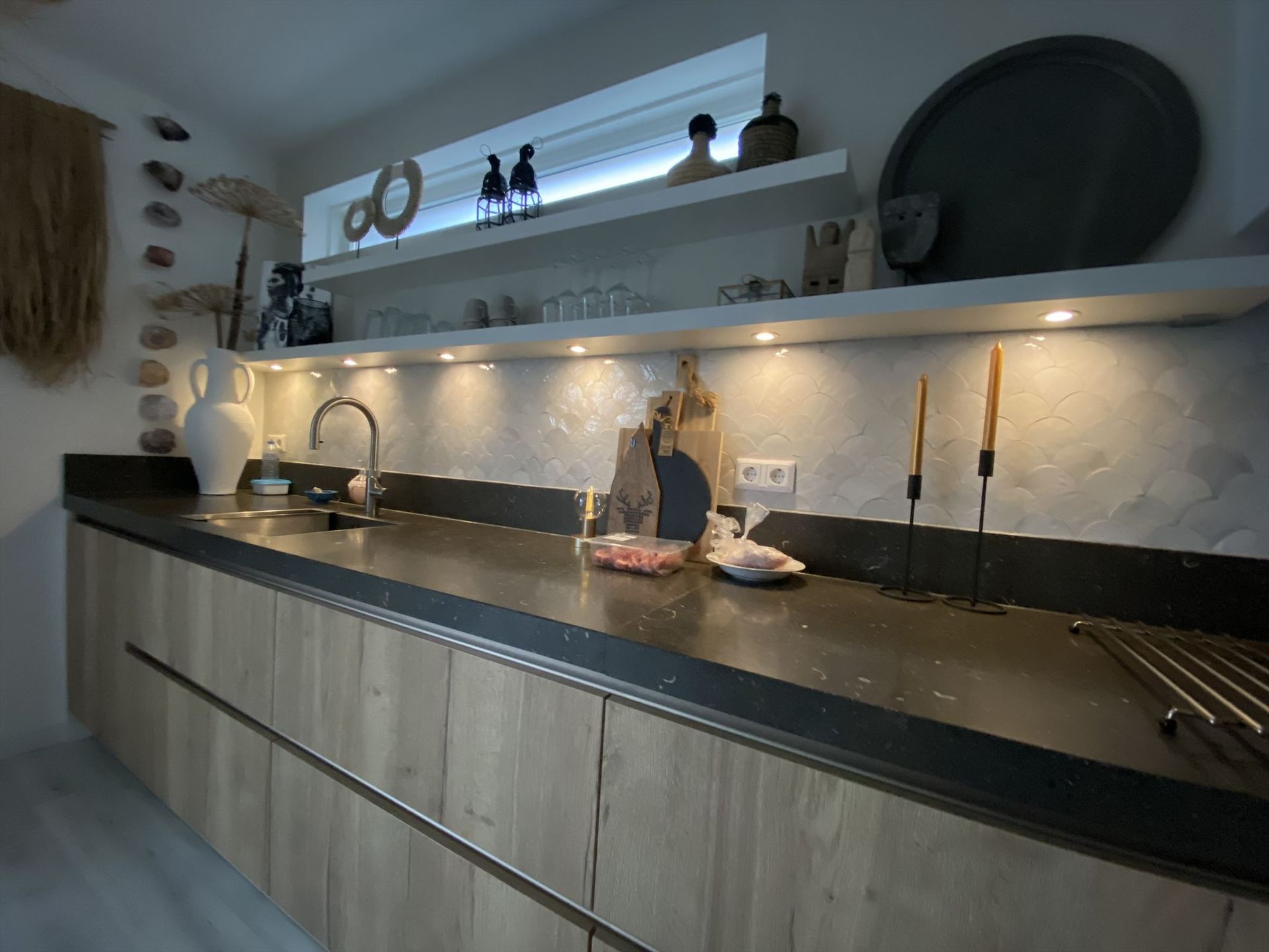 Zellige Blanc Poisson Echelles