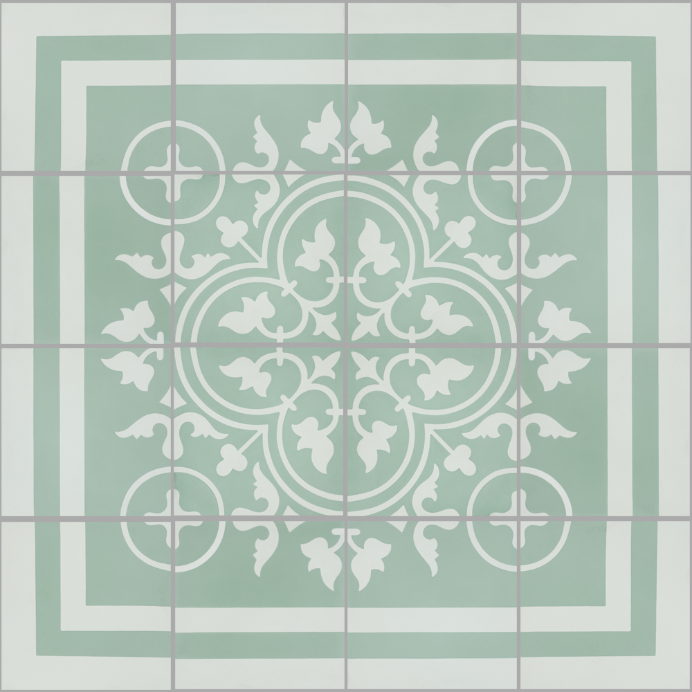 Azule 27 Olive Border L