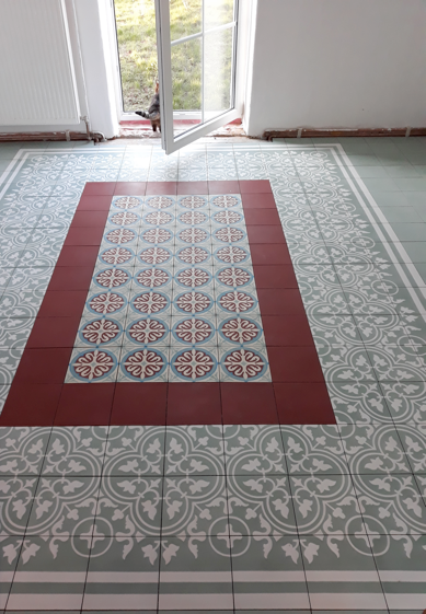 Azule 27 Olive Border R