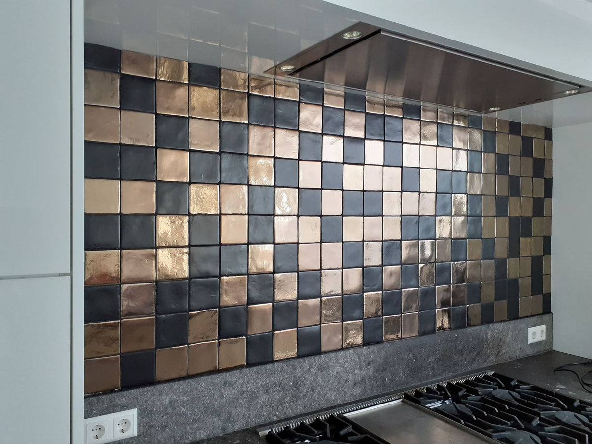 Azulejos Mate Negro
