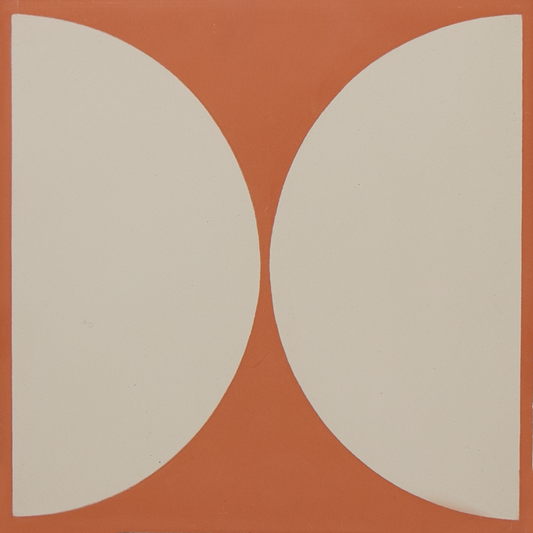 Diabolo Orange White