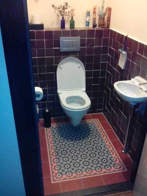 Zellige Aubergine Clair