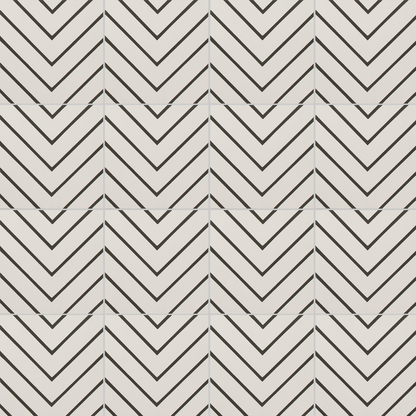 Herringbone Classic White