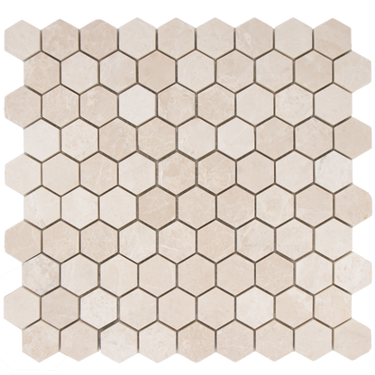 Mosaic Hexagon Plain Bottocino