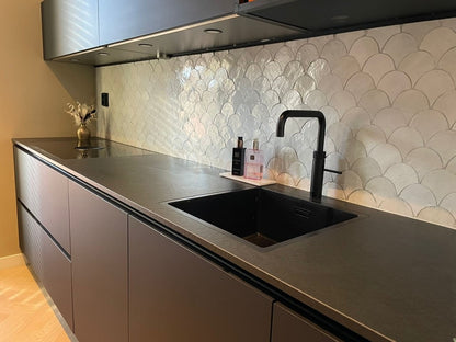 Zellige Blanc Poisson Echelles