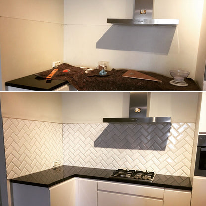 Metro Biselado Blanco