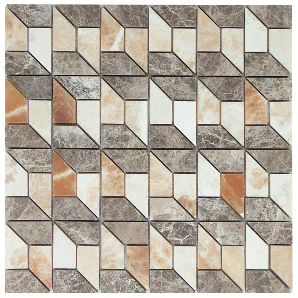 Mosaic 3D Cream Dark