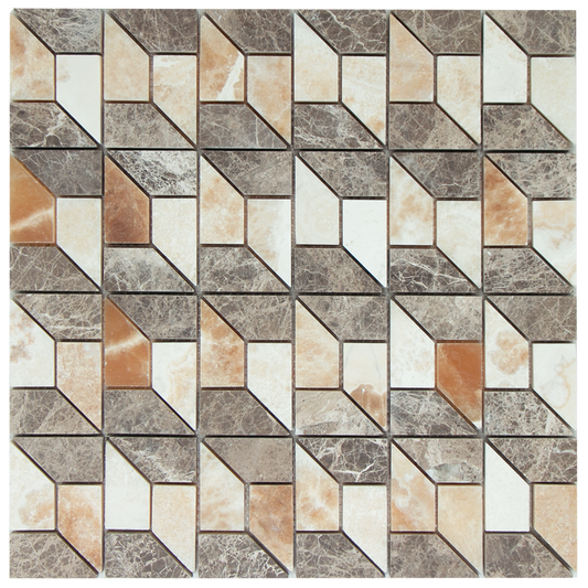 Mosaic 3D Cream Dark