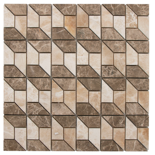 Mosaic 3D Cream Dark